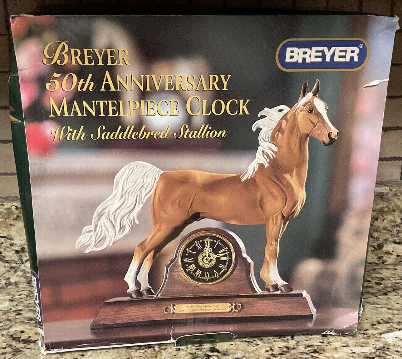 Breyer 50th Anniversary Mantelpiece Clock BreyerHorseRef